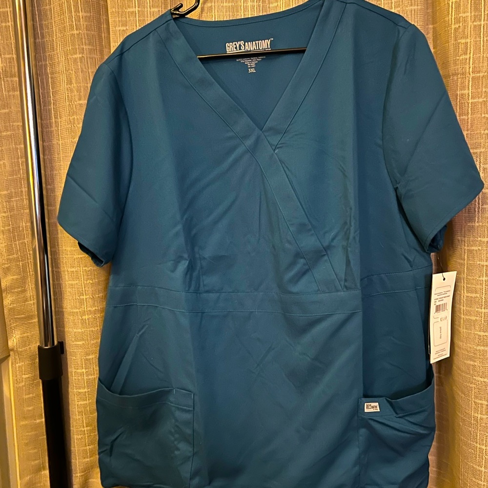 NWT Greys Anatomy scrub top